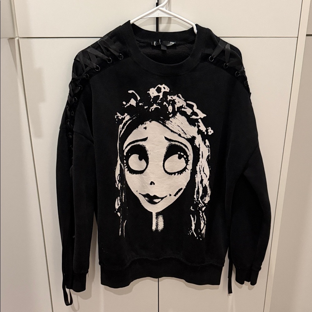 Dolls Kill x Corpse Bride Oversized Crewneck